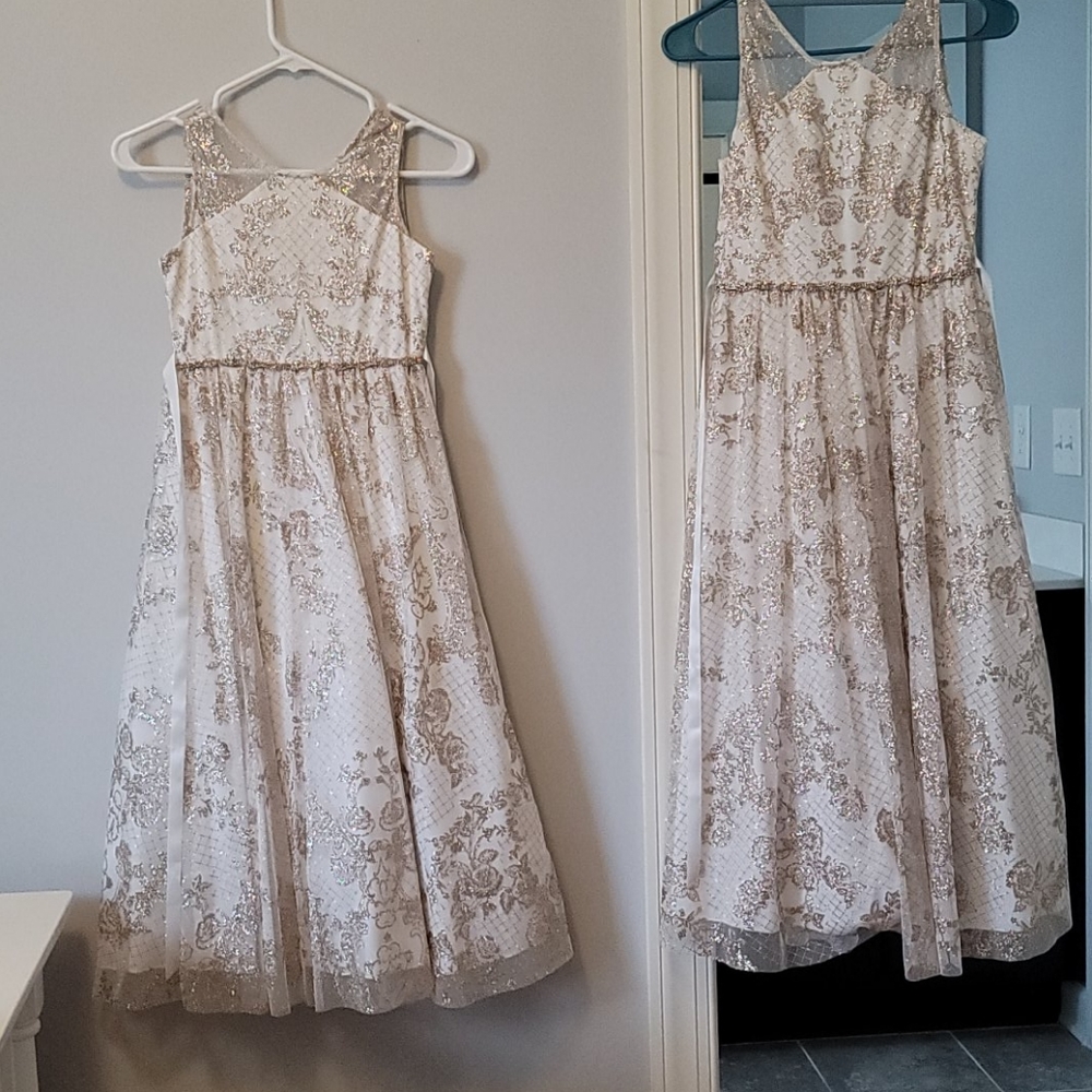 Matching ball gowns
